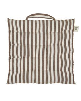 Sittdyna randig Svea Cognac - Fondaco