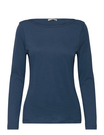 T-Shirts T-shirts & Tops Long-sleeved Sininen Esprit Casual