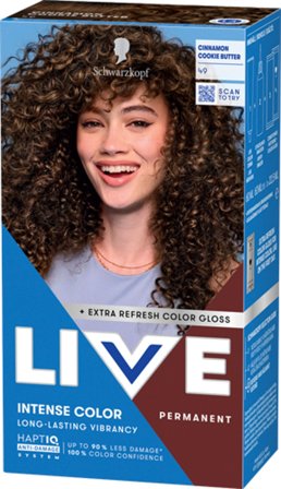 Schwarzkopf LIVE Intense Color 49 Cinnamon Cookie Butter (M) 49 Cinnamon Cookie Butter, Hår, Hårfarve, Permanent Hårfarve
