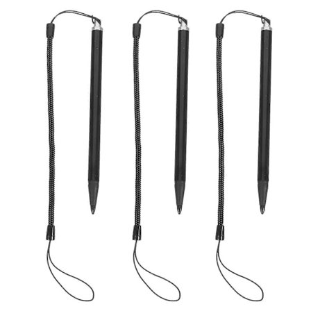 3 kpl Näyttökynä Anti-loss -jousinauhalla