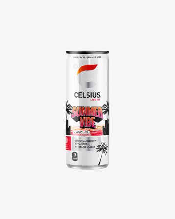 24 x Celsius Flak 24-pack Summer Vibe - Hallon/Persika, Kosttillskott, Drycker, Energidryck