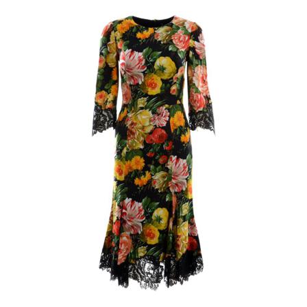 Dolce & Gabbana, Party Dresses Zwart, Dames, Maat:XS