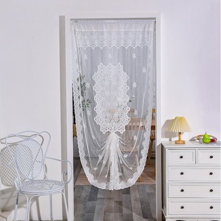 Spetsgardin dörrgardin fönster skärm Koreansk dörrgardin 100*200