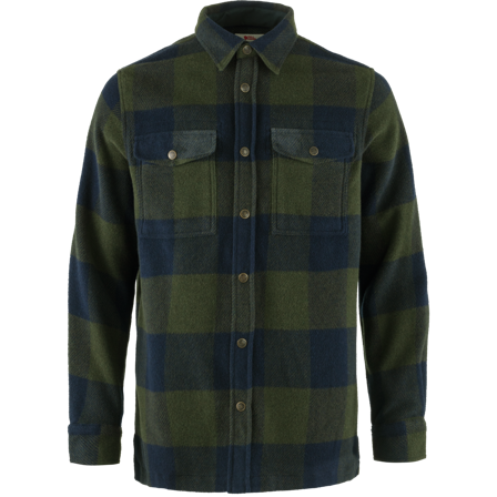 Fjällräven Canada Shirt M Deep Forest-Dark Navy
