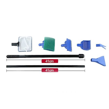 5 i 1 Akvarium Tank Rengørings Sæt Fisk Net Rengøringsværktøjer