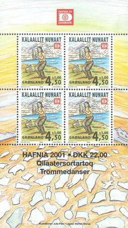 Grønland 2000 - AFA 365a - Miniark - Postfrisk