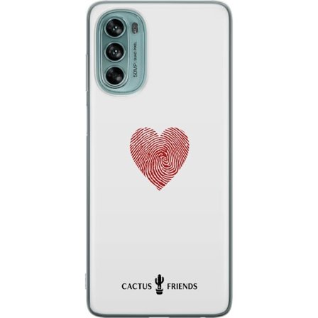 Yhteensopiva Puhelinkuori Motorola Motorola Moto G62 5G Cactus and Friends - Fingerprint Love