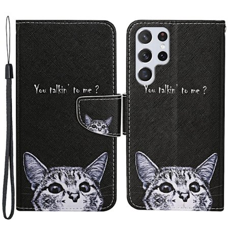 Wonderland Samsung Galaxy S22 Ultra fodral -Svart