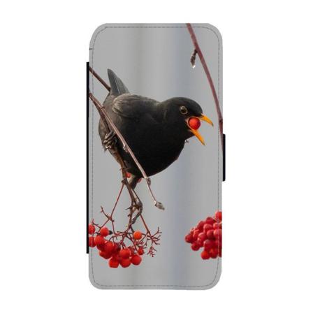 Fågel Koltrast Iphone 14 Pro Max Plånboksfodral Multifärg