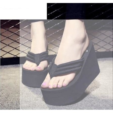 Dammode Sommar Chunky Sole Wedges Sandaler