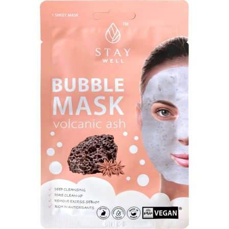 STAY WELL Mask Deep Cleansing Bubble – VOLCANIC 20g - Maschera Purificante viso