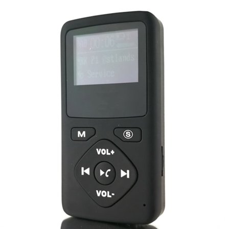 Personlig Pocket FM Mini Bærbar Radio DAB Digital Radio Bluetooth-kompatibel