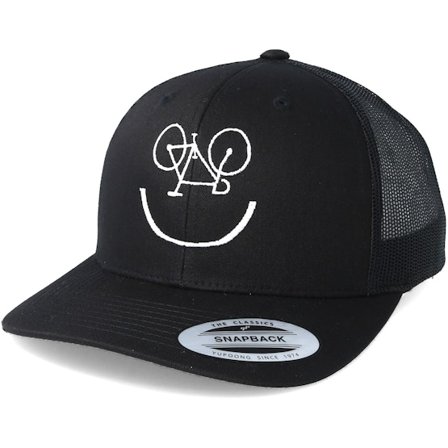Bike Souls - Schwarz trucker Cap - Smile Bike Black/White Trucker @ Hatstore