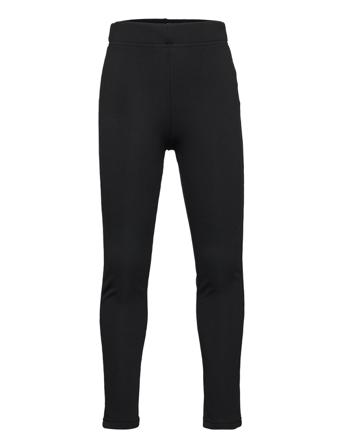 Legging Rib Brushed Inside Leggings Svart Lindex