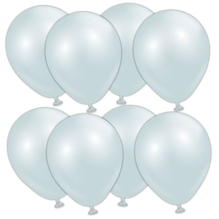 Latexballoner Isblå 13 cm