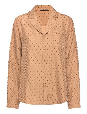 Liliane Alice Shirt Pitkähihainen Paita Oranssi Bruuns Bazaar