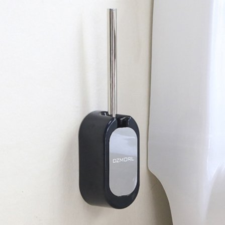 WC-WC-harja, seinälle kiinnitettävä irrotettava WC-harjan pidike