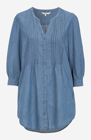 Cellbes of Sweden - Tunika i denim i blå / denim til damer i størrelse 34/36
