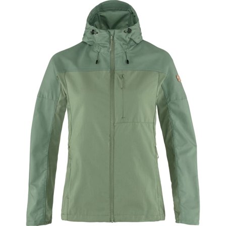 Fjällräven Dam's Abisko Midsummer Jacket in Jade Green/Patina Green | Size: 2XS, G-1000/Polyester