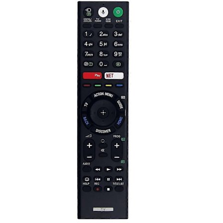 Erstatt RMF-TX200E Stemmefjernkontroll Kompatibel med Sony TV Også RMT-TX200E RMF-TX300E RMT-TX200A RMF-TX201E RMF-TX220P-Perfet