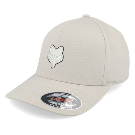 Fox - White flexfit Caps - Fox Head Hat Vin White Flexfit @ Hatstore