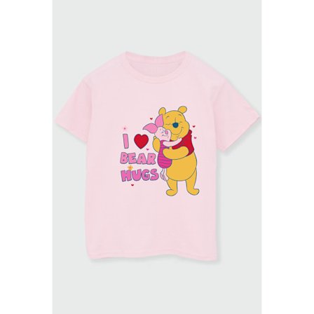 Disney Girls Winnie The Pooh Big Bear Hugs Bomull T-shirt 3-4 år