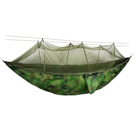Hängmatta med myggnät & förvaring - Bekvämt skydd i naturen