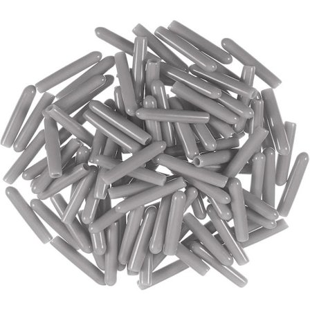 Opvaskemaskine Rack Hætter, 100 Styk Rack Hætter, Opvaskemaskine Beskyttelse, Bestikkurv, Beskyttelsesdæksel, PVC Tip, Tanddækning, Grå