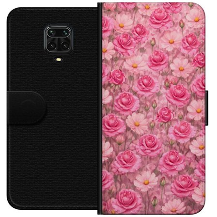 Kompatibel Tegnebogsetui til Xiaomi Redmi Note 9 Pro Petal Reverie Blush Rose