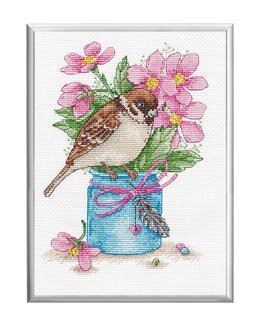 Stickpackung Bild Frühlingsgefühle