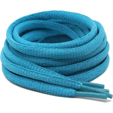 2 par ovale skolisser 42 farger halvt runde 1/4" atletiske skolisser for sport/løpesko skolisser