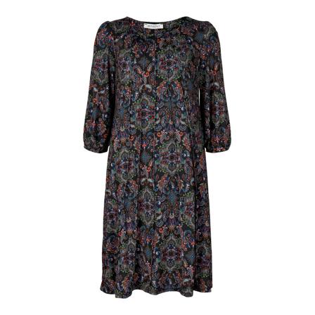 IN Front, Midi Dresses Zwart, Dames, Maat:M,polyester,print