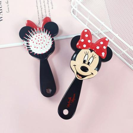 Disney Minnie Mouse Comb Airbag Massagekam Detangler Frigørende hårbørste Krøllet tykt langt tyndt tørt vådt hår
