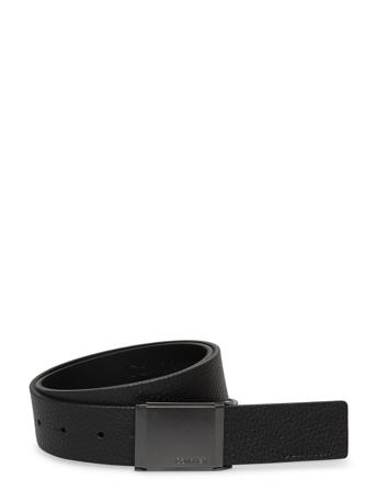 Beveled Plaque Pb 35Mm Accessories Belts Classic Belts Sort Calvin Klein