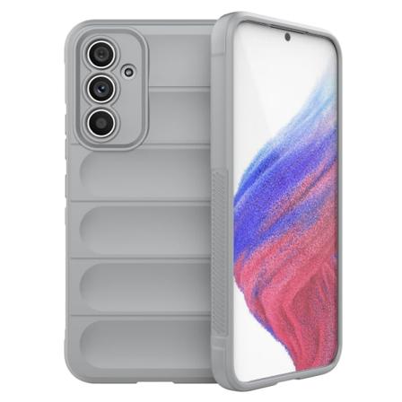SKALO Samsung A54 5G Rugged Bumpers TPU-suojakuori Grey
