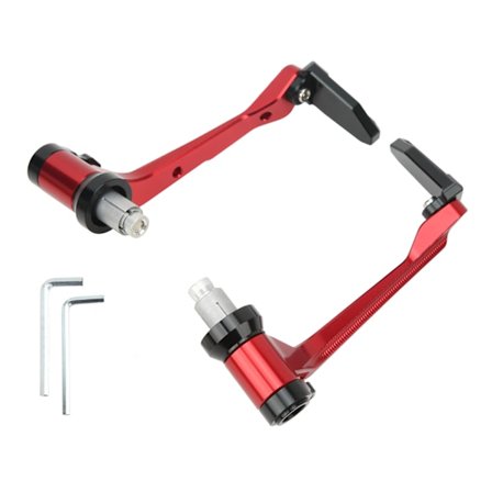 Motorcykel Håndbeskytter Styrbremse Koblingsgreb Beskytter Udskiftning til Suzuki med 22mm/0.87inc Styrstang Rød
