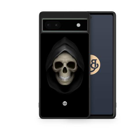 Bjornberry Skal Google Pixel 6a - Svart Dödskalle