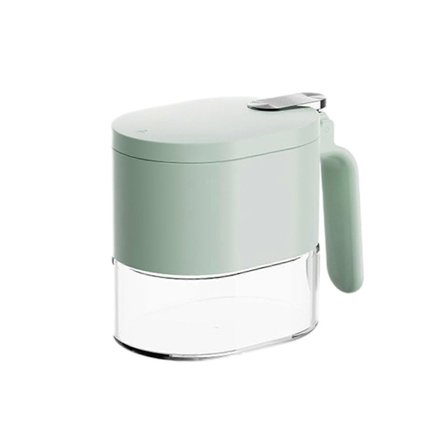 Glasskålar med lock och skedar, pepparkar, kryddburkar med infällbara skedar och lufttäta lock