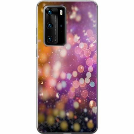 Huawei P40 Pro Genomskinligt Skal Glitter