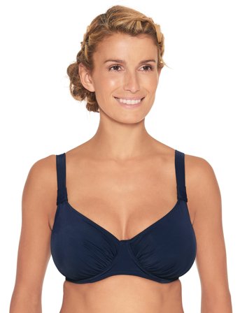 Wiki Full Cup Bikini Top - Navy - C x 85