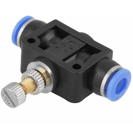 Snabbkoppling för slang med fjärilsventil, pneumatisk luftflödesregleringsventil, ventilkoppling