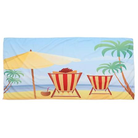 Kesärantapyyhe Paksuuntunut Kesärantapyyhe Uima-allasrantapyyhe Sekalaiset Värit 2150X75CM Assorted Color 2 150X75CM