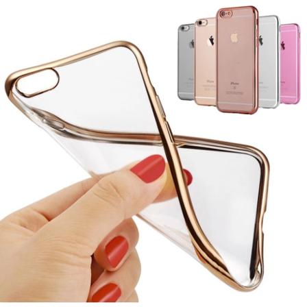 Iphone 6/6s Plus - Stilrent Silikonskal Från Leman Roséguld