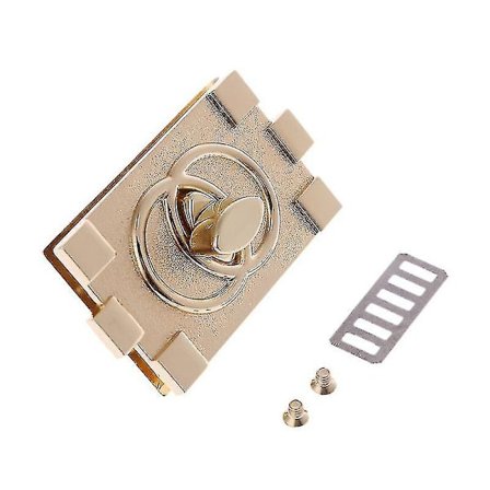 Rektangulær Form Spænde Dreje Lås Twist Låse DIY Læder Håndtaske Taske Hardware Tilbehør