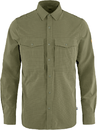 Fjällräven Men's Abisko Trekking Shirt Men long-sleeved shirts Green L