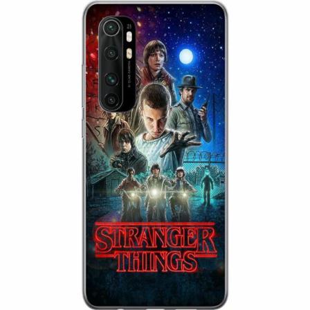 Xiaomi Mi Note 10 Lite Genomskinligt Skal Stranger Things