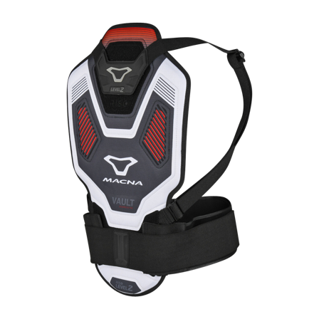 Macna Vault Back Protector Black-White-Red M