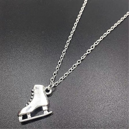 Bedårande Ishockey-Halsband med Dubbelsidig Berlock för Flickor och Kvinnor (FMY)