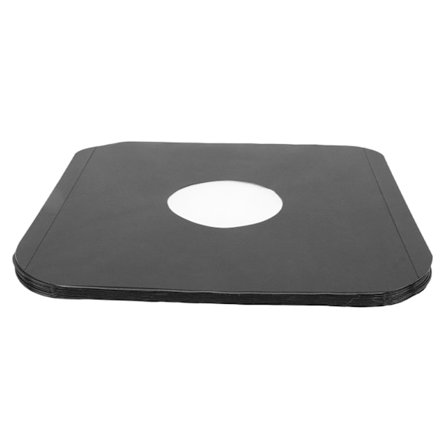 12 Tum LP Skivfodral 180gsm Papper Statisk Fria Runda Hörn Tomma Album Omslag Svart 20st