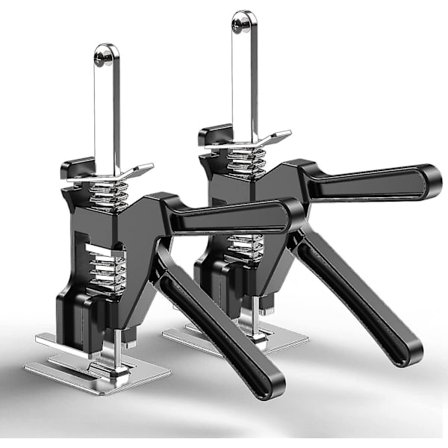 Arbejdsbesparende arm jack 2 pakker elevator dørpanel løftende kabinet jack, gipsvæg løft op til 308 Lb, plade løfter